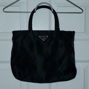 Prada Vintage Nylon Top Handle Mini Tote